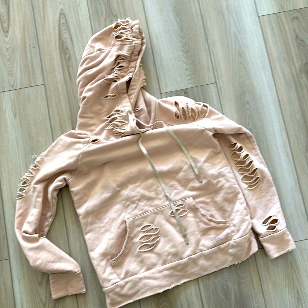 Alo Sweatshirt Pink XS Hoodie